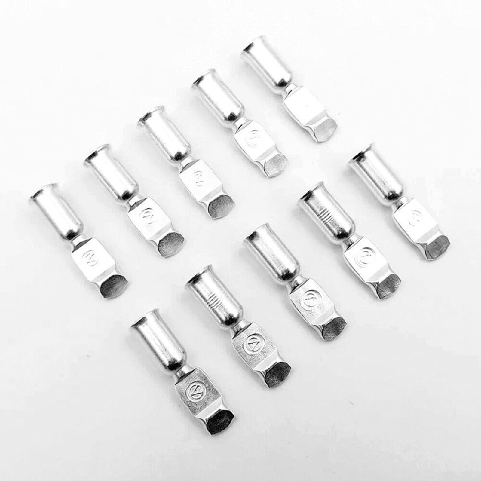 10 Pcs Cable Terminal Connector, 175 Amp Cable Terminal Battery Power Connector for Anderson Plug Contacts Pins Lugs Terminals (175A)