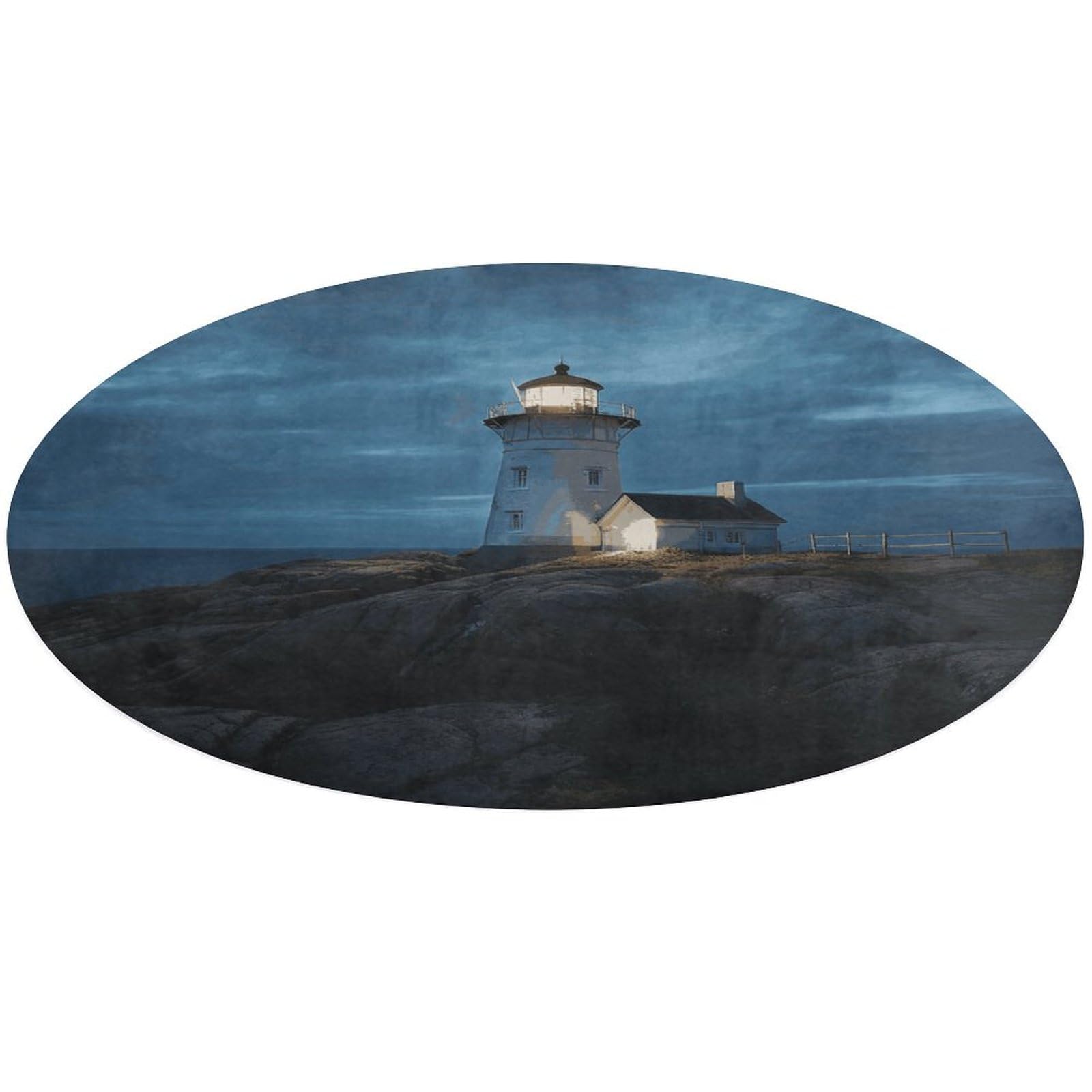Paillasson rond phare la nuit anti-saleté pour sécuriser votre entrée de maison