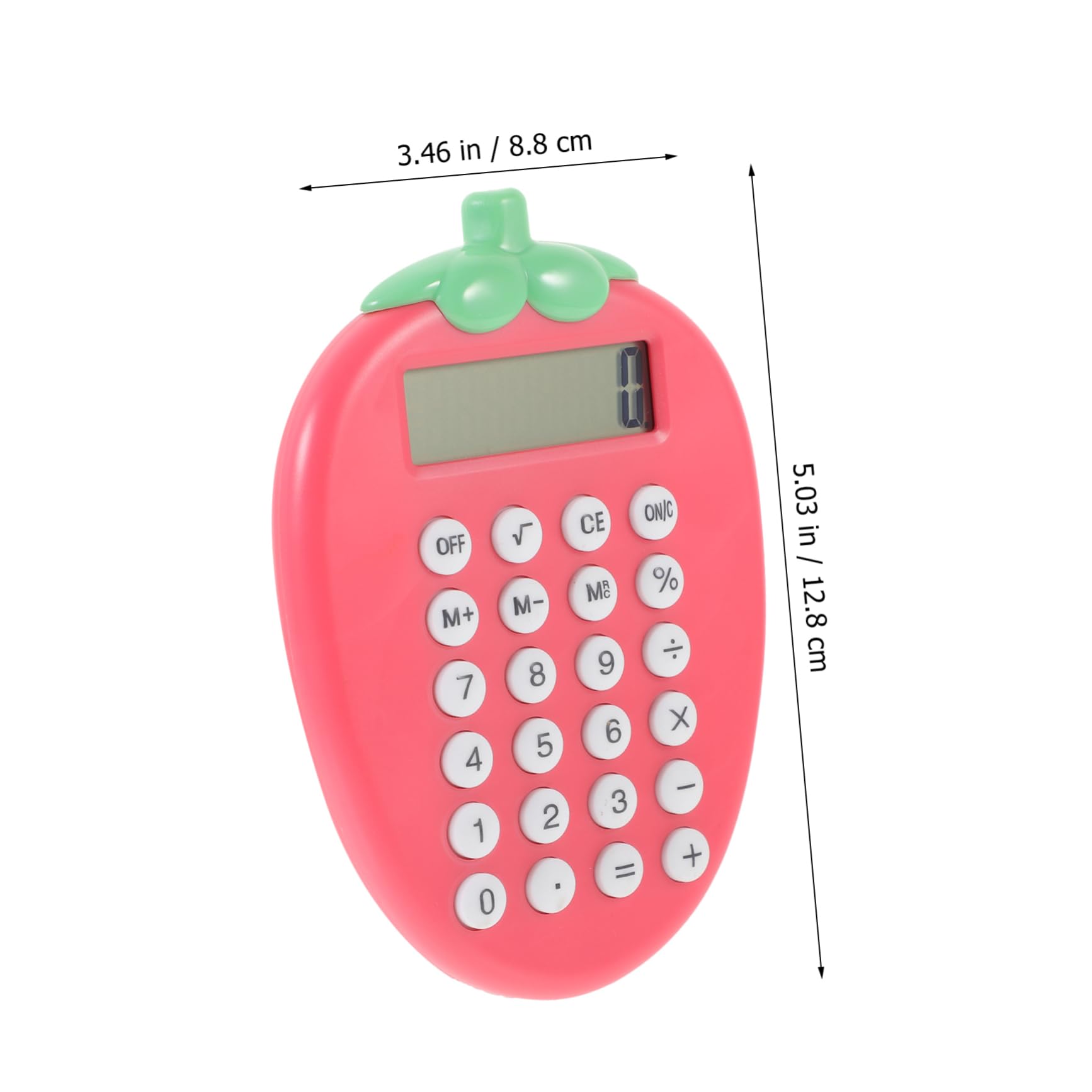 HOODANCOS Portable Solar Calculator Cartoon Design for Students and Office Use Handheld for Quick Calculations for Home School and Business Tasks