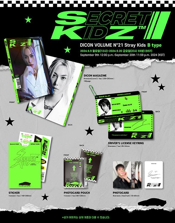 straykids ヒョンジンdicon 2種セット