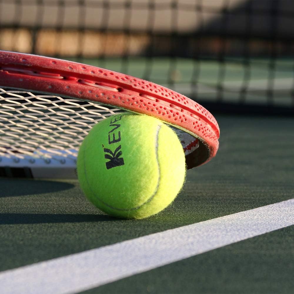 KEVENZ 6-Pack Pressurized Tennis Ball, 2 Cans with Seal Design,Advanced All Courts Balls,Highly Elasticity, More Durable, Good for Beginner Training Ball : Sports & Outdoors