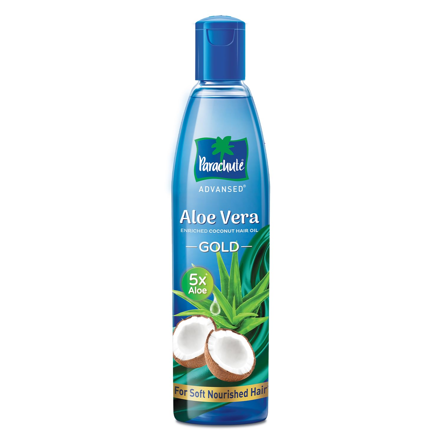 Parachute Advansed Aloe Vera Enriched Coconut Hair Oil Gold | 5X Aloe Vera With Coconut Oil| Makes Hair Sooperr Soft | 400ml Parachute Advansed Aloe Vera Enriched Coconut Hair Oil Gold | 5X Aloe Vera With Coconut Oil| Makes Hair Sooperr Soft | 400ml