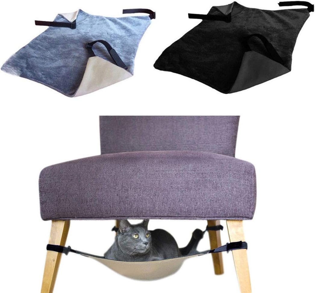 Cat Crib Bed Table Leg Hanging Hammock Fully Adjustable Under Chair Kitten Totoro