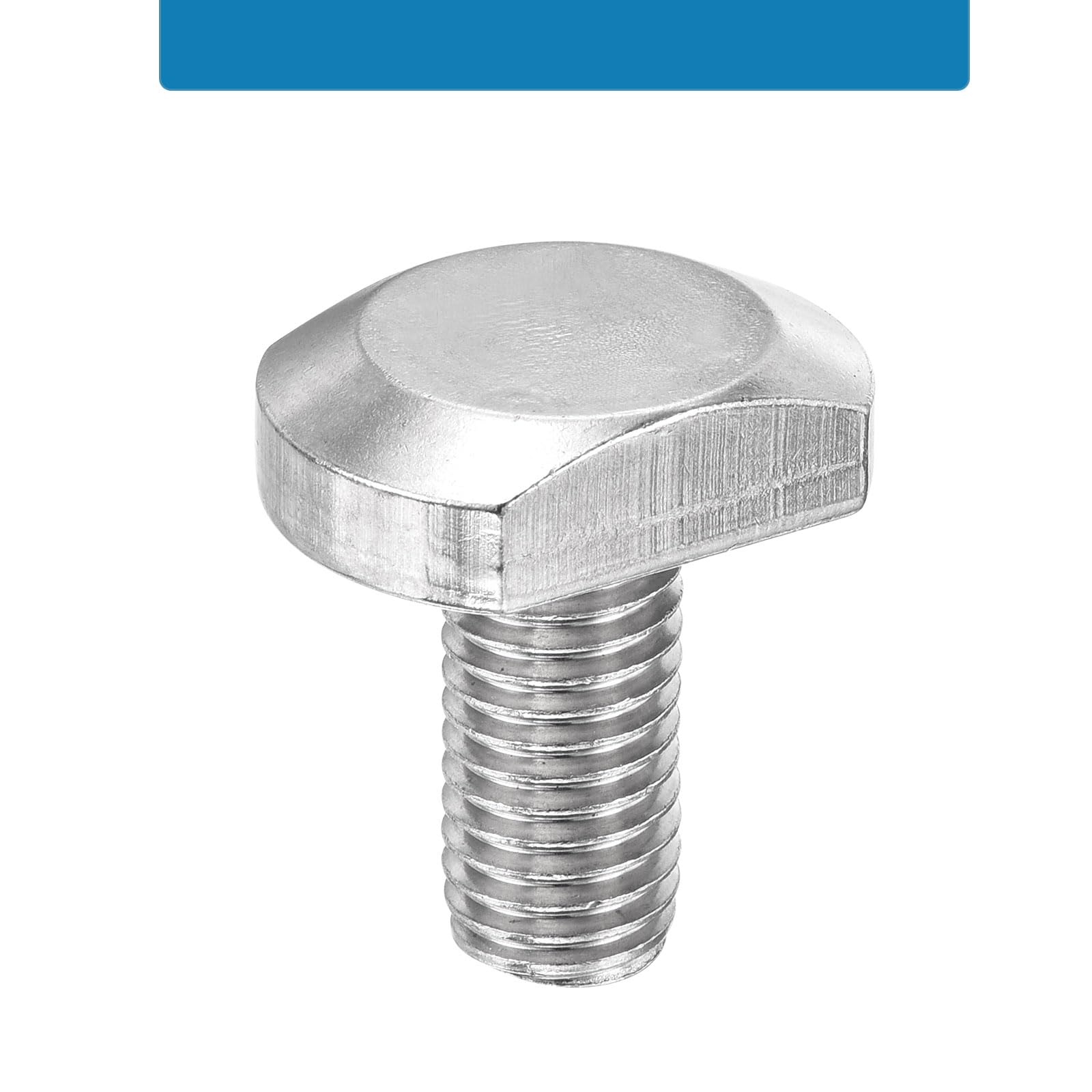 uxcell Boulon à fente en T, M12 x 25 mm, boulons en T en acier inoxydable 304 en forme de T, tête de marteau pour montage de rack en alliage d'aluminium