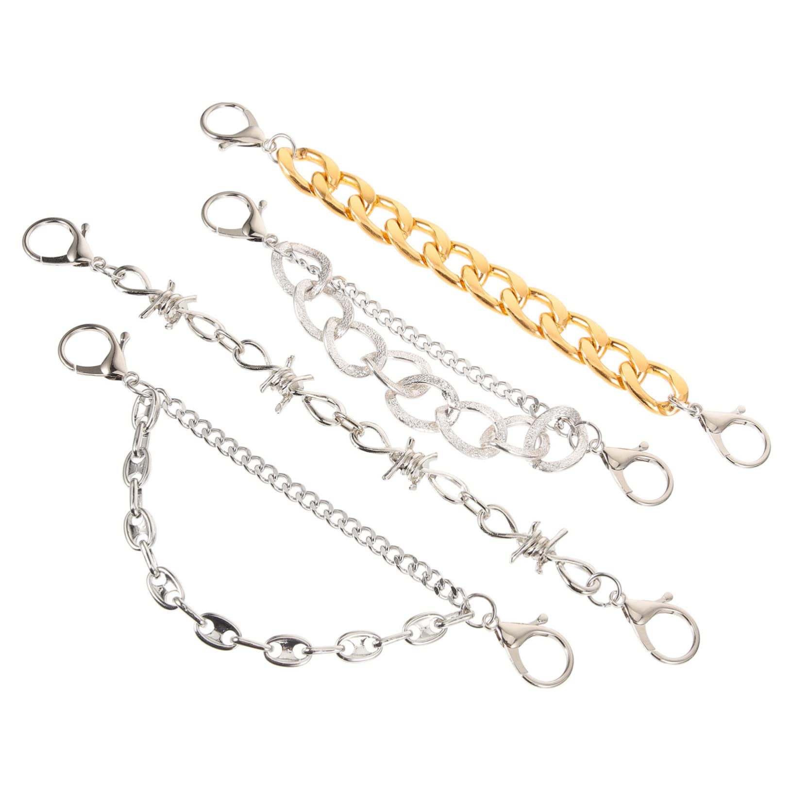 8pezzi Catena Per Scarpe Metallo Con Charms Decorativi Per Uomo e Donna Accessori Per Scarpe Con Design Chic e Facile Installazione Adatti Sandali