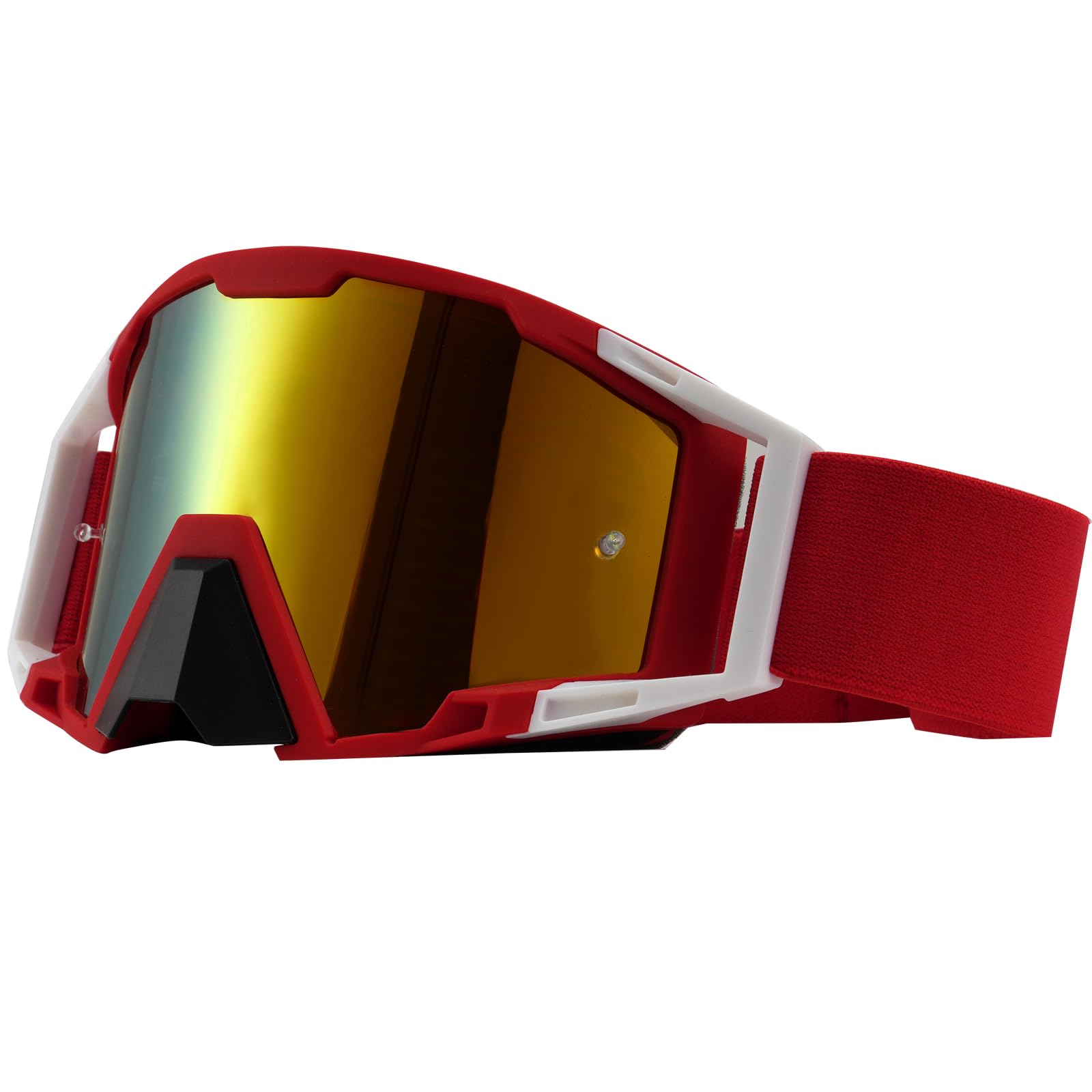 JUNXIBOUA Motocross-Brillen, Premium-Motorradbrillen, ATV-Motocross-Brillen, beschlagfreie Brillen und UV-Schutzbrillen