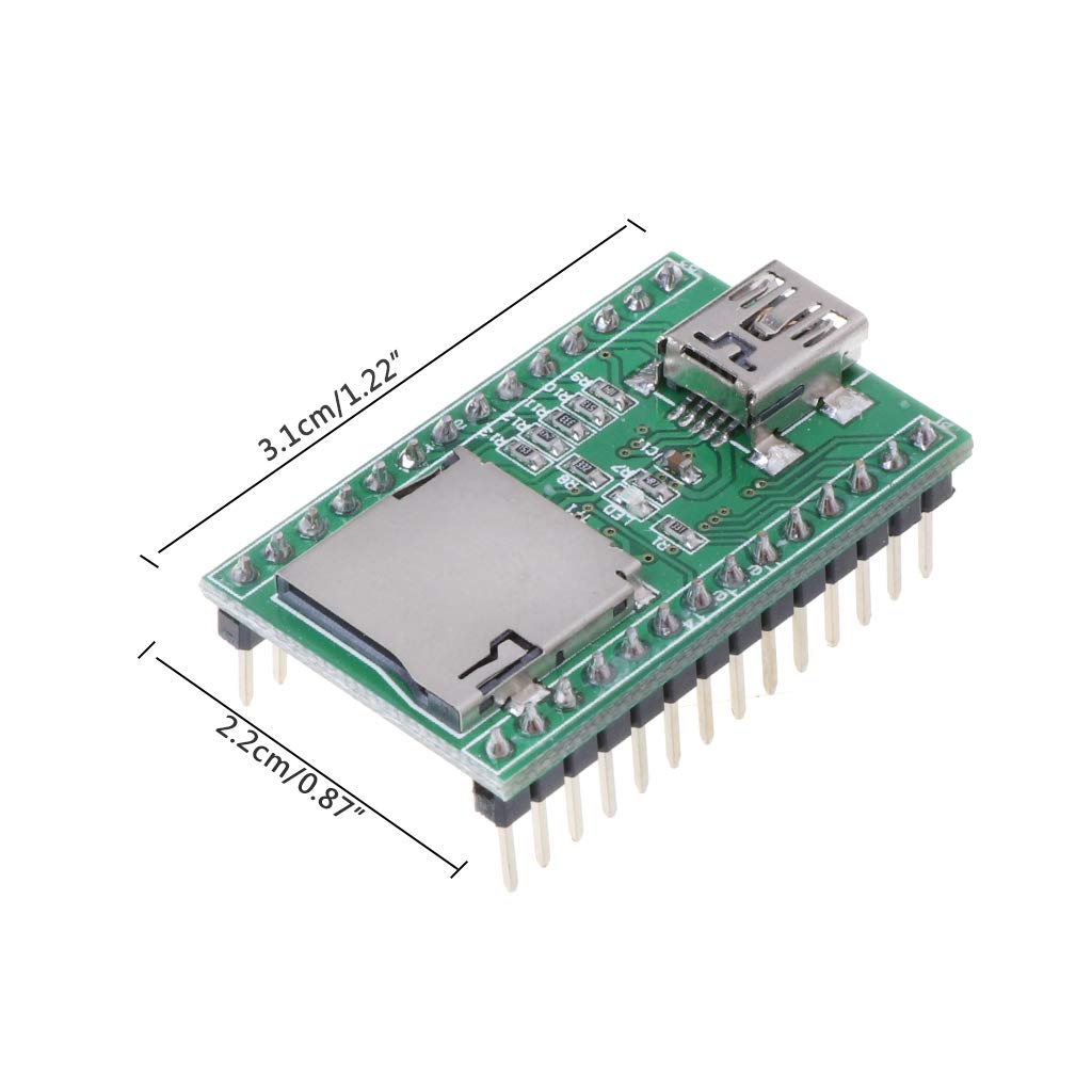 caralin JQ6500-28P Voice Module SB Replace One to 5 Way MP3 Voice Standard Serial Contr PCB