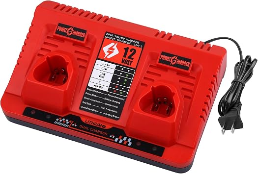 12V Battery Charger Replacement for Milwaukee