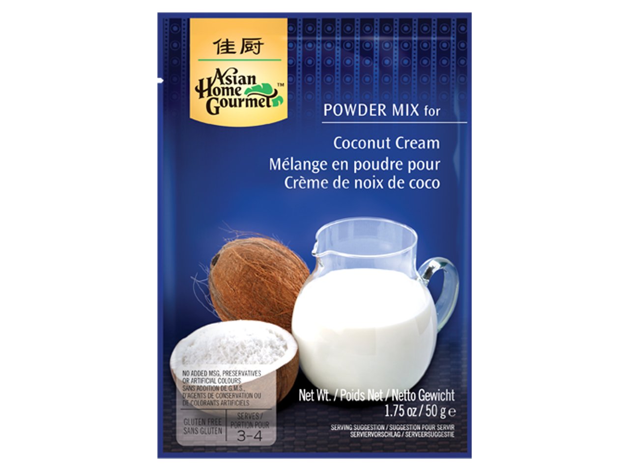 Asian Home Gourmet Kokosnuss-Cream-Pulver 50g