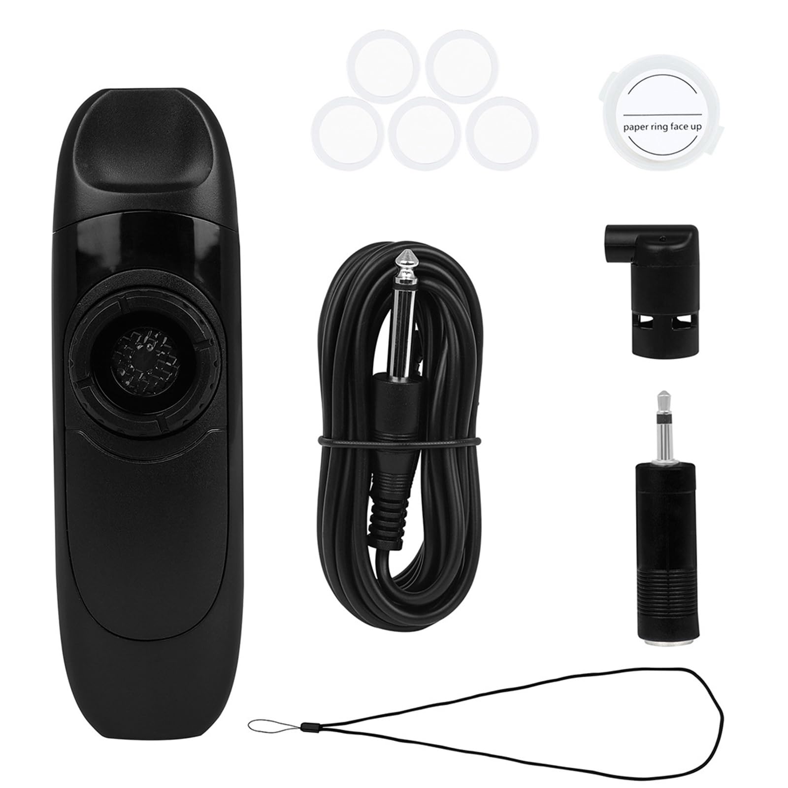Kazoo Électrique Réglable Noir avec adaptateur et diaphragmes - 8