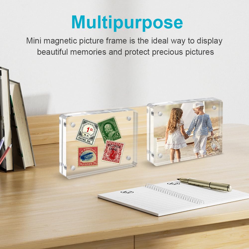 Amazon.co.jp: ミニアクリル写真フレーム 2.5 x 3.5インチ、8個パック