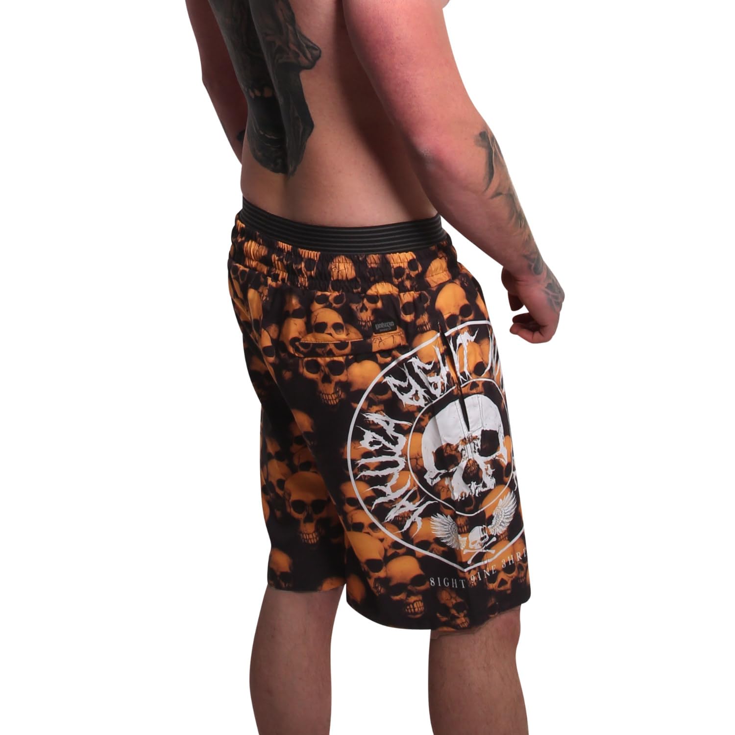 Yakuza Herren Skull Theme Badeshorts