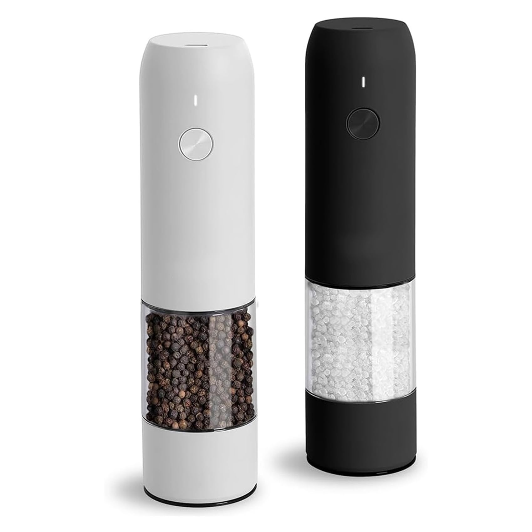 CTRLZS Electric Salt and Pepper Grinder Set with -Hand Operation for Kitchen