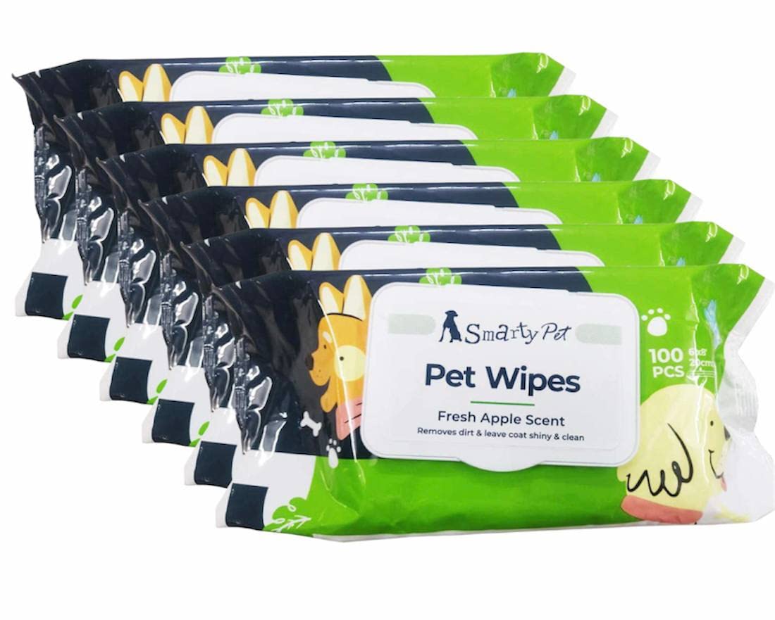 DOGTOWN Pet Wet Wipes for Dogs, Puppies & Pets with Fresh - Apple Scent 6"x 8" - Pack of 100 Wipes (Pack of 6) (B09NMBZPKX) Amazon Price History, Amazon Price Tracker
