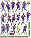 Produktbild alles-meine.de GmbH 47 tlg. Set XL Wandtattoo/Sticker Fußball Mannschaft - FCB - FC Barcelona - Fußballverein - incl. Name - zum Spielen & als Deko - Wandsticker - Aufk..