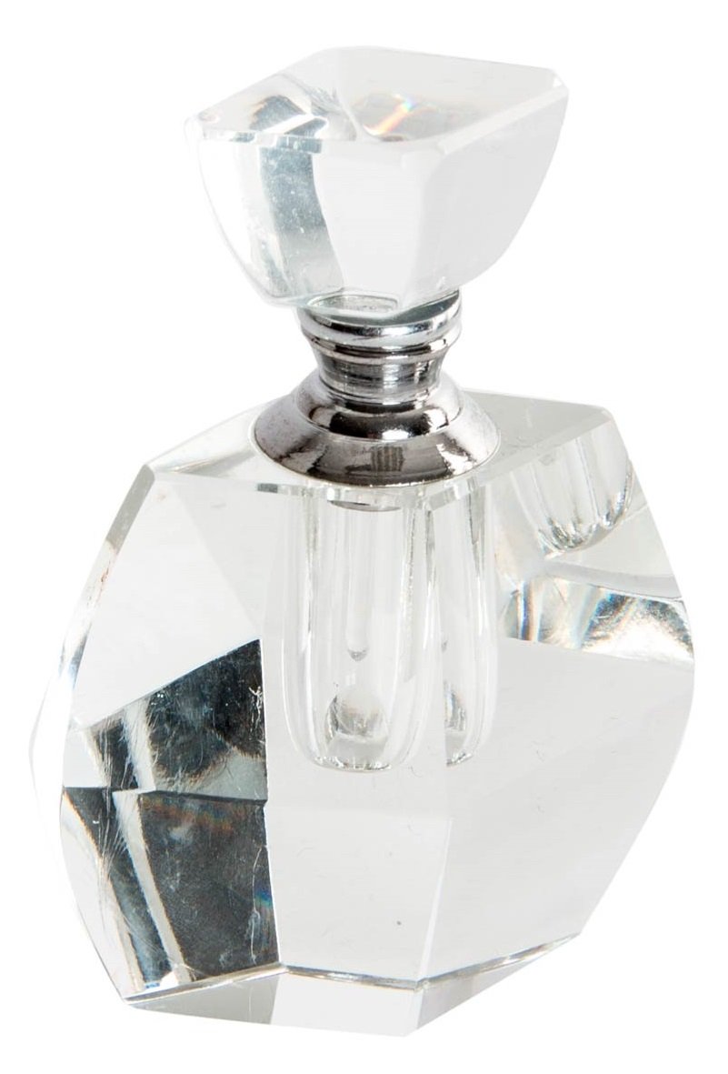 Flacon de parfum vide esthétique et sa boîte cadeau pour collection