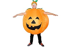 Pumpkin Inflatable Costume, Orange Pumpkin Costume Blow Up Suit
