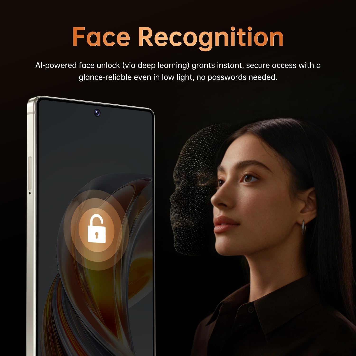 S26 Ultra Unlocked Smartphone, 7.3” 4K ULTRAHD Perforated Display, Snapdragon 8 Gen 4, 108MP+78MP Camera, 12GB+512GB, 8000mAh Battery, Built-in Pen, Dual SIM 5G (Orange) — view 6