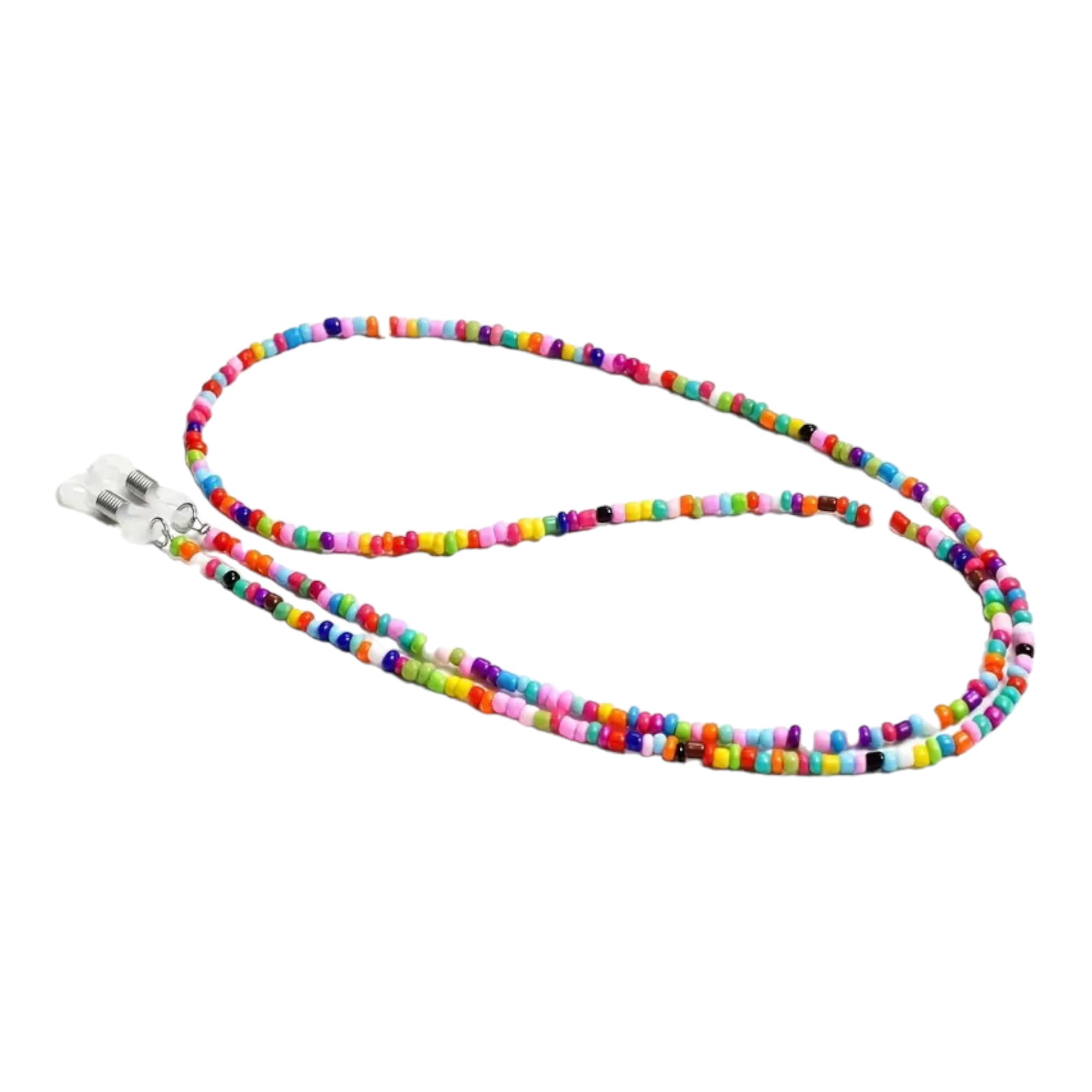 Multicoloured Glasses Chains Eyeglass Strap For Women Colorful Beaded Eyewear Retainer Fashion Eyewear Retainer Glasses Cord-image-48