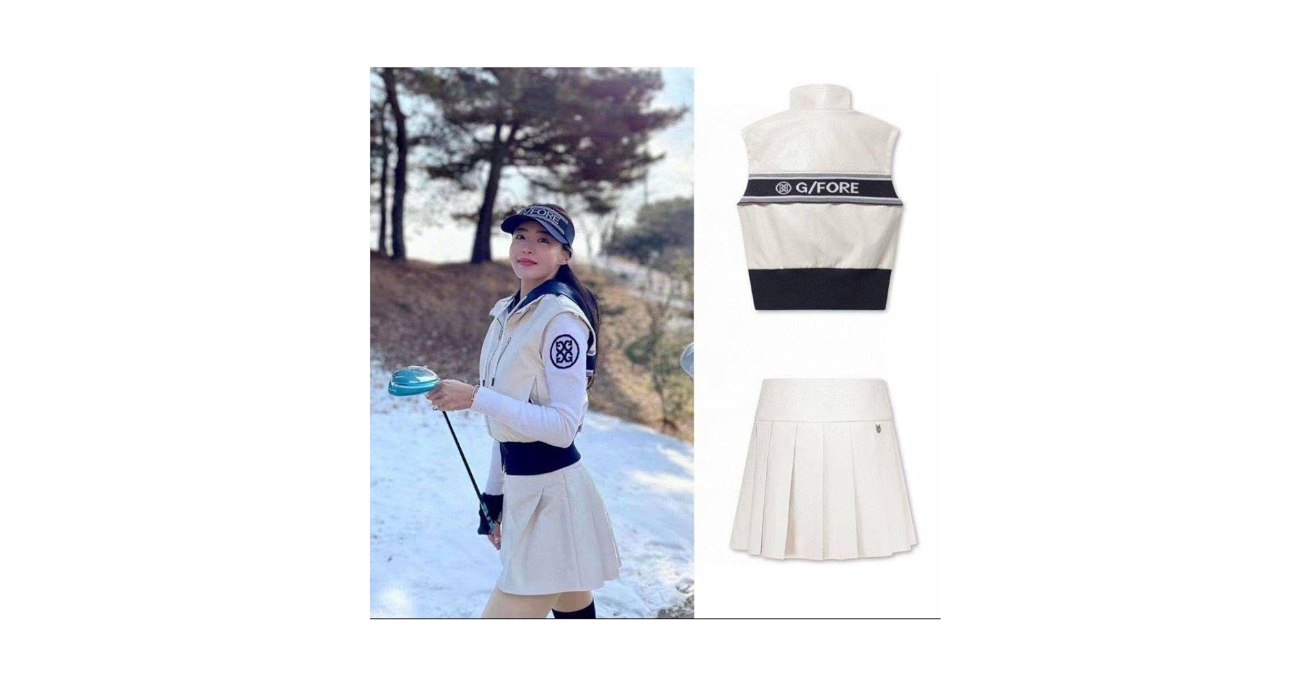 G/FORE レディース ゴルフセットアップ トップス&スカート ✨美品⛳️ 61zBuuXrJEL.jpg_BO30,255,255,