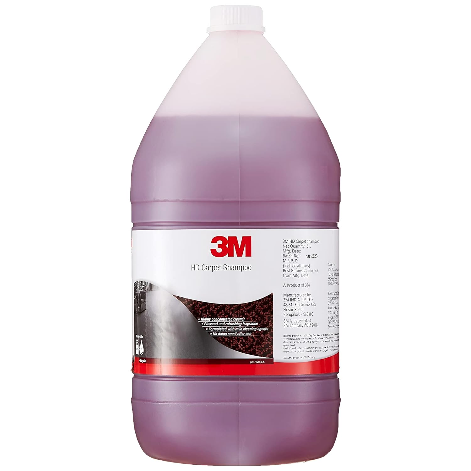 3M Cleaning Chemical Carpet Shampoo, Upholstery Cleaning Liquid for