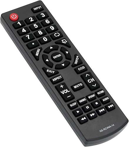 Miniatura 1 de NS-RC4NA-14 NSRC4NA14 Reemplazo de control remoto para Insignia LED LCD TV HDTV NS-19ED200NA14 NS-22E400NA14 NS-24D510NA15 NS-28D310NA15