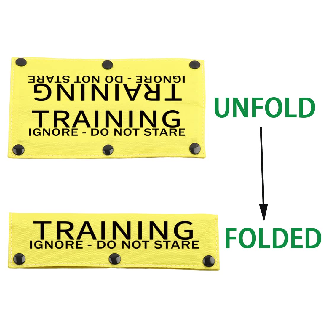 PWHAOO „In Training“ Hunde-Leinenhülle – Aufdruck „Bitte Ignorieren“, Nylon, 6x22 Cm, Mit Druckknopf