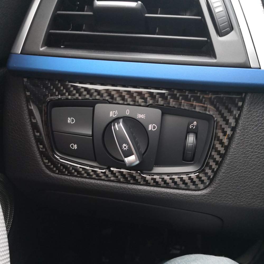 Autocollant Phare ABS Fibre Carbone Noir Pour Ford Focus 4 MK4 2019-2023 - Décoration Intérieure