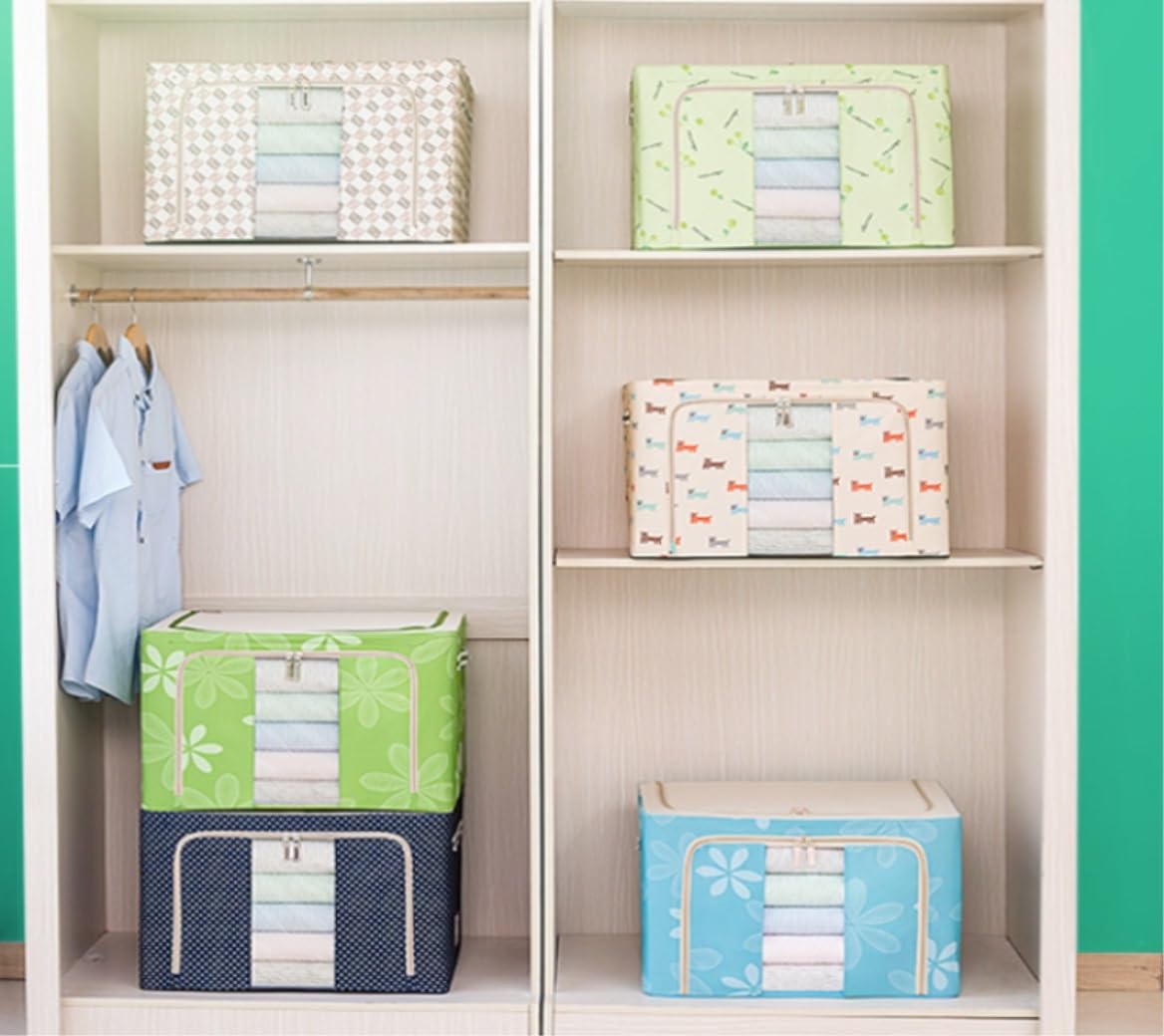 Cajas Almacenaje Organizador Armario Caja De Almacenamiento De Ropa Plegable, Organizador De Mantas, Bolsas De Almacenamiento, Edredones, Contenedor De Almacenamiento Bolsas Almacenaje Ropa Mantas(A,5