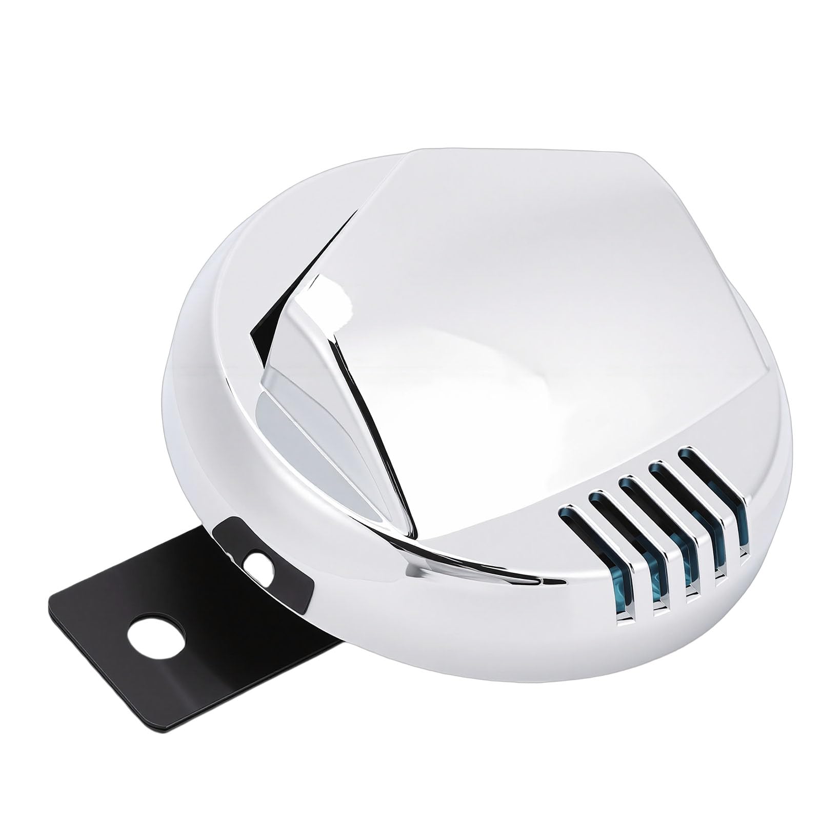 Naroote Bocina Eléctrica Elegante de 110dB Apta para Motocicleta, Bocina de Alarma Vintage Ruidosa para Ciclismo, Diseño Resistente para Cualquier Clima