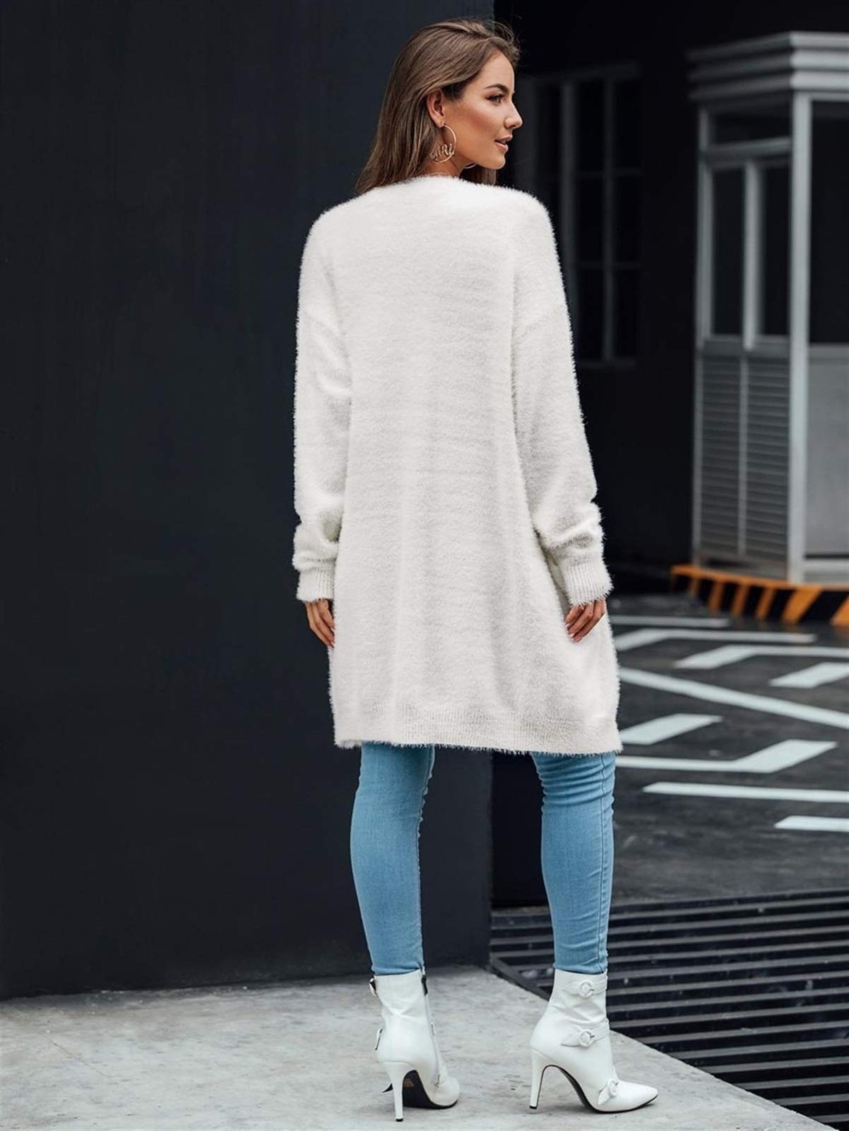 Cardigan en Tricot moelleux Avec poche Sur le côté