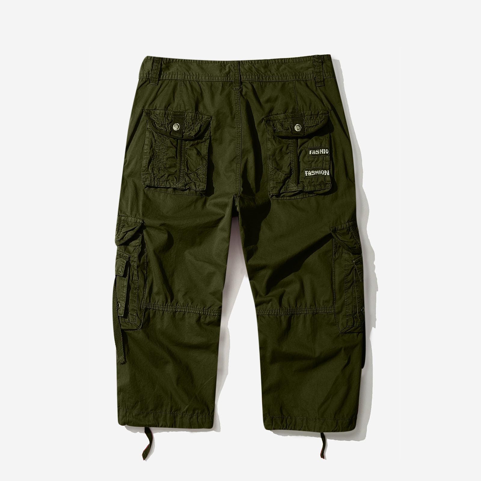 Short Cargo Homme Multi Poches Bermuda Homme Confortable Résistant Pantalon Court Couleur Unie Décontracté Short De Sport Casual Baggy Shorts Pantalon De Travail D'Extérieur Eté