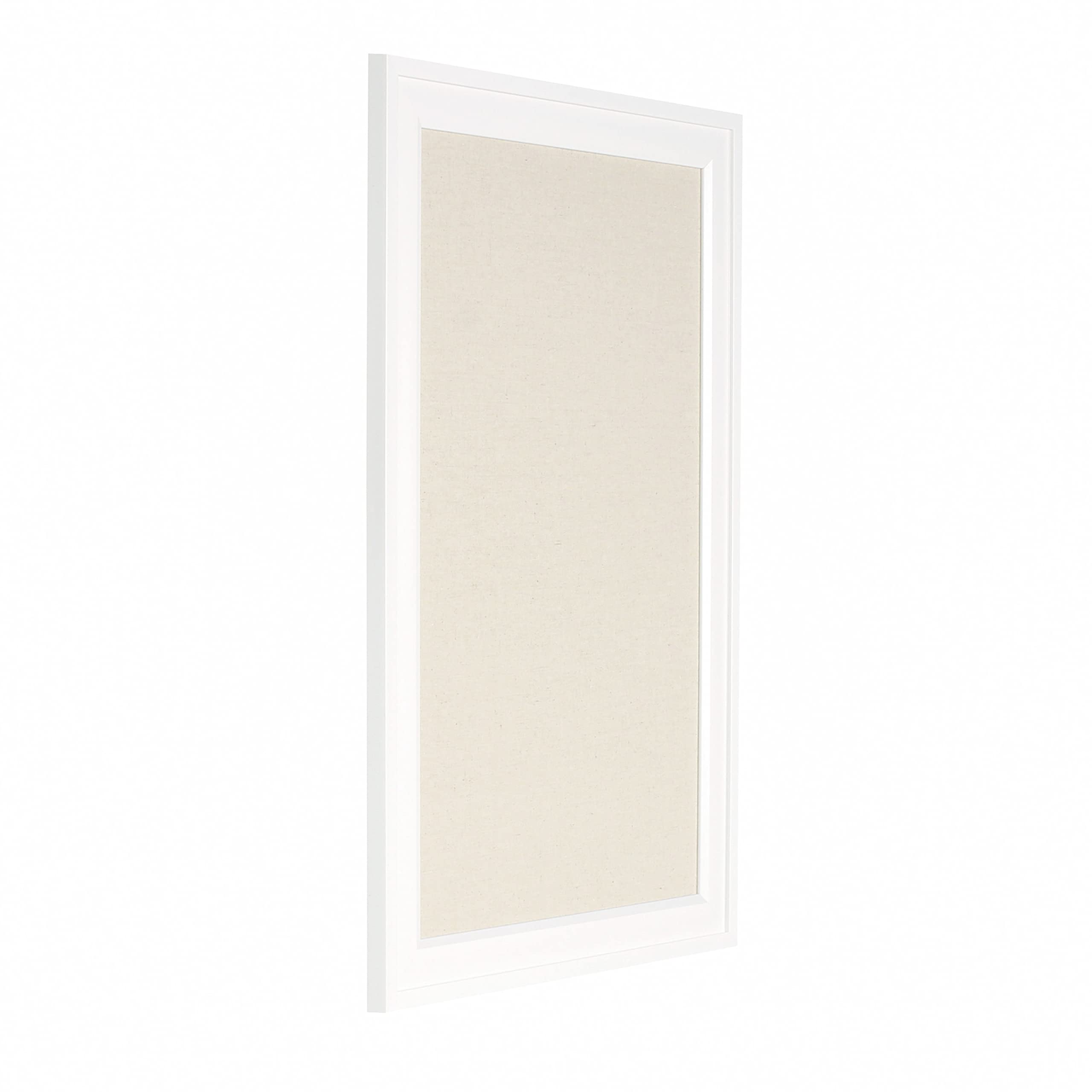 DesignOvation Bosc Framed Pinboard, 18.5X27.5, White
