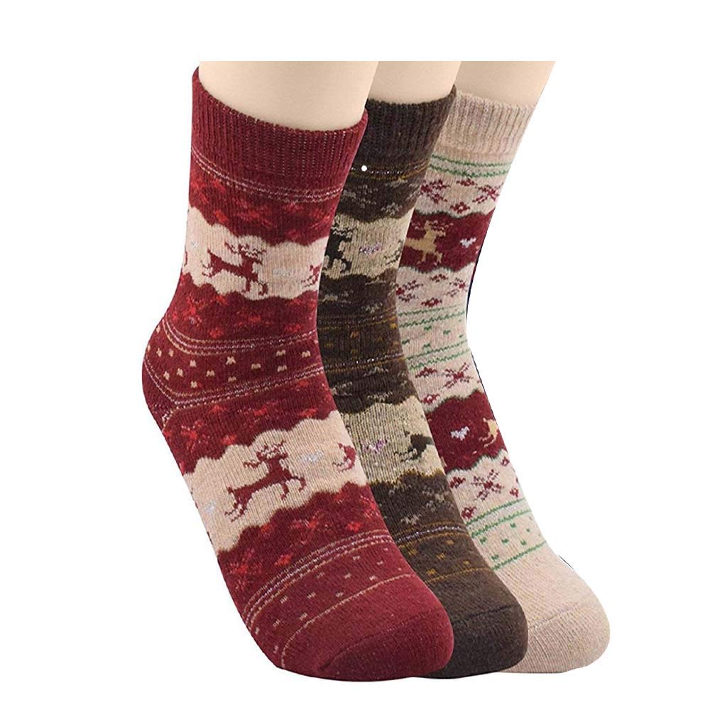 malvina Women's Winter Socks without Thumb (Multicolour, Free Size) -Set of 3-picture-15