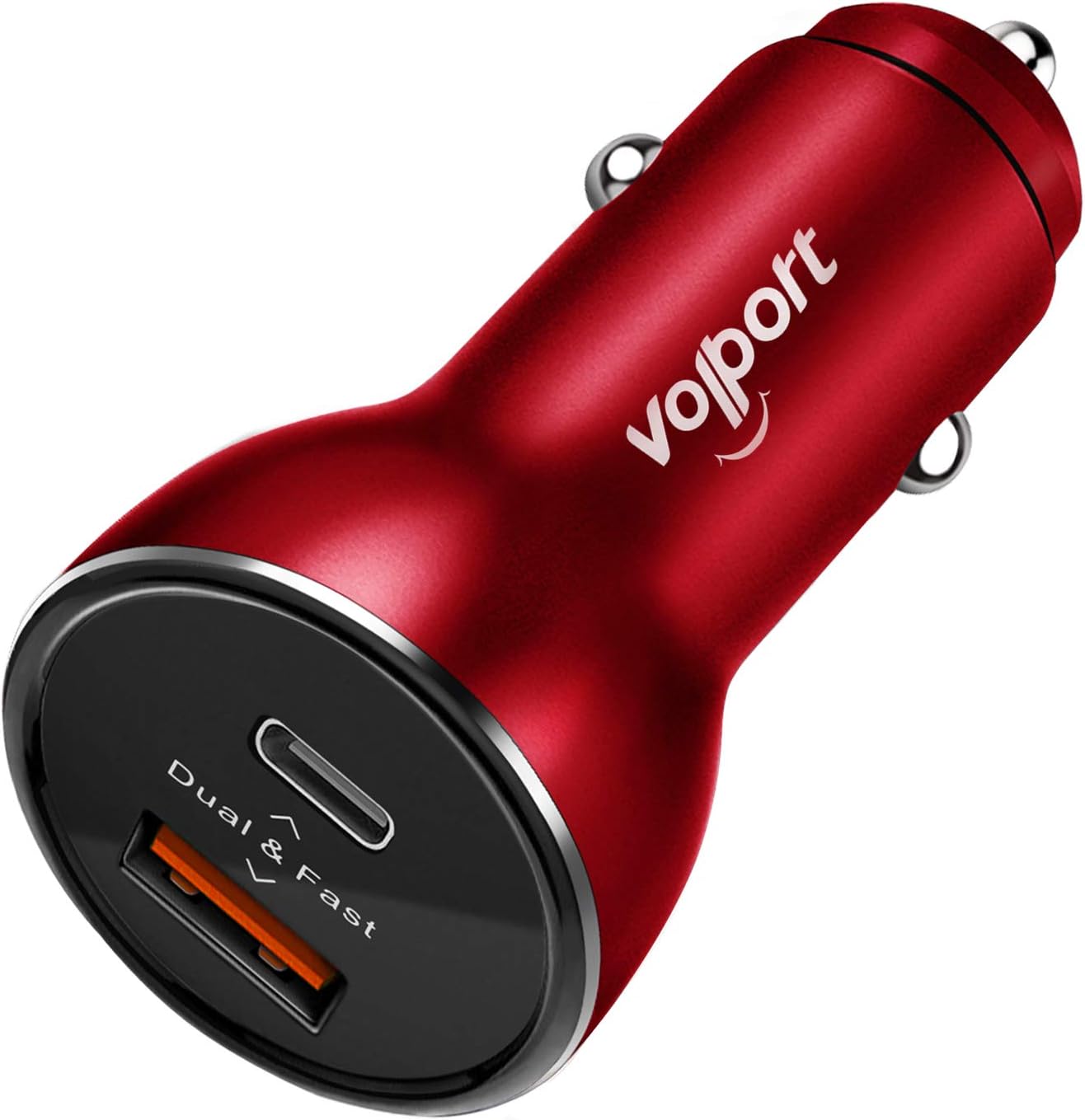 Fast USB C Car Charger, VOLPORT 39W PD Type C Charger