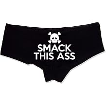 Sexy Girl Rock Smack This Ass Booty Shorts Naughty Gift Panties for Wife or Girlfriend Cheeky Cotton Boyshorts