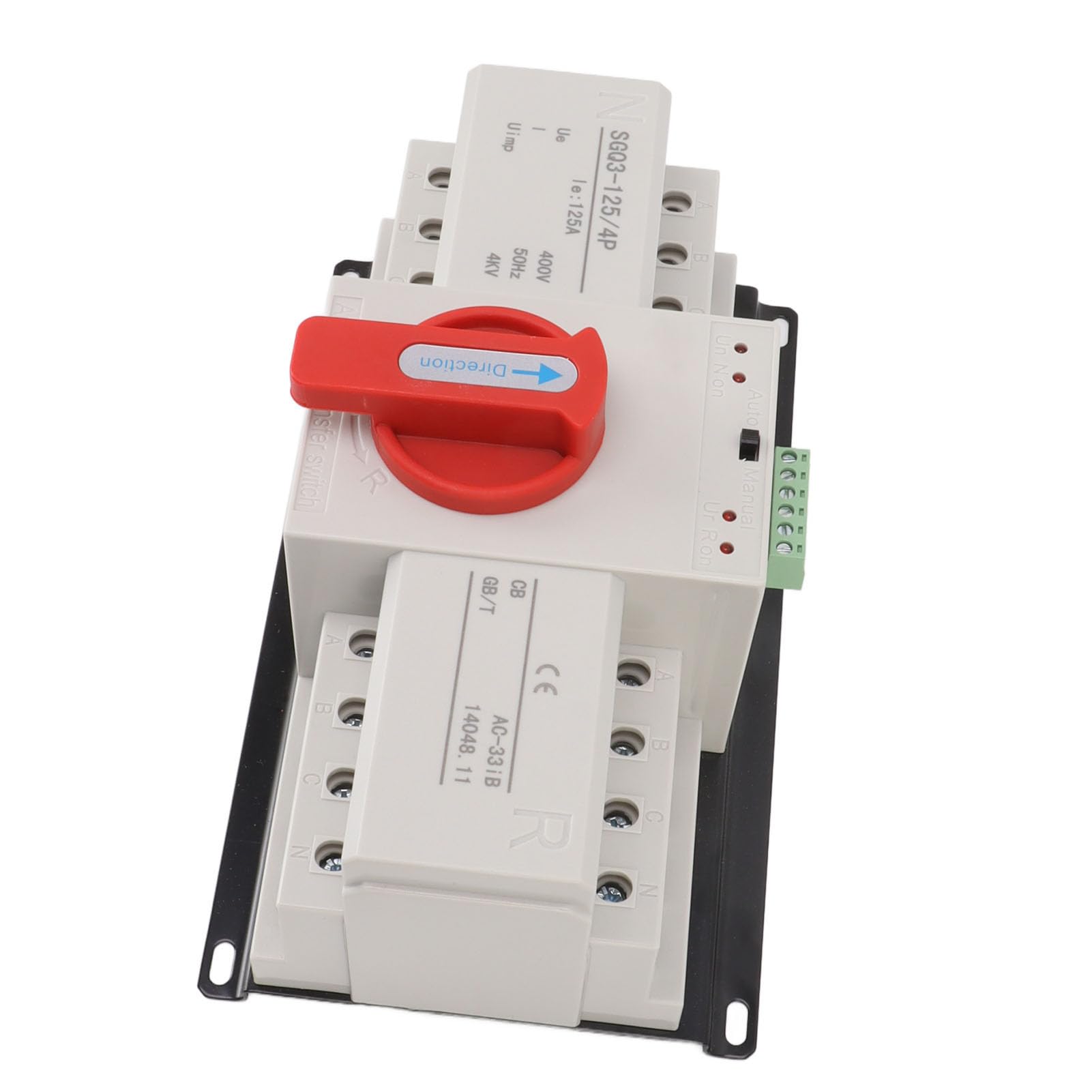 Fafeicy Automatyczny Przełącznik Zasilania 125A 400V, Dwustronny