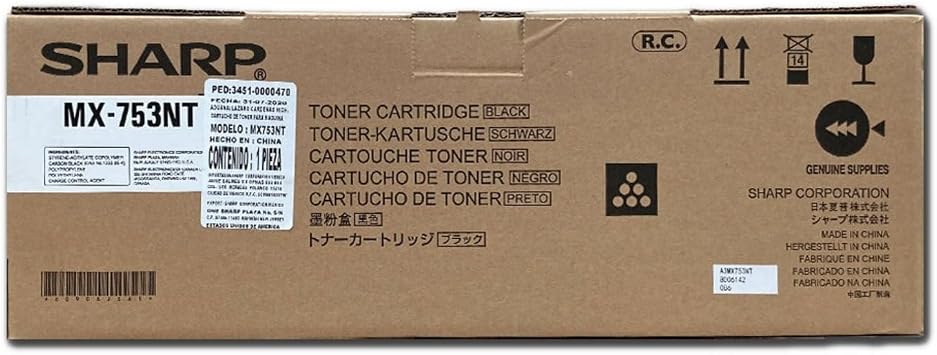 Sharp MX-753NT Toner Cartridge, 83000 Yield