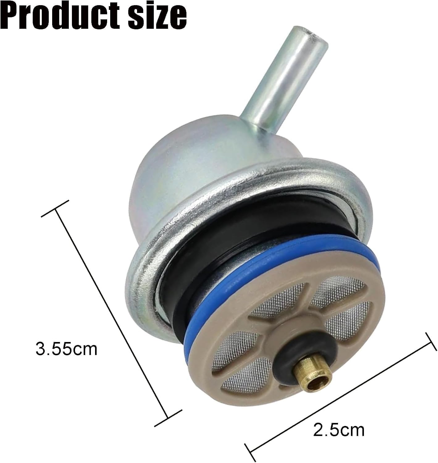Fuel Injection Pressure Regulator with Vacuum Line for Chevrolet for Avalanche 1500 Express 1500 2500 3500 for Silverado for Buick for Cadillac for GMC for Hummer for Isuzu 89060418 17113556