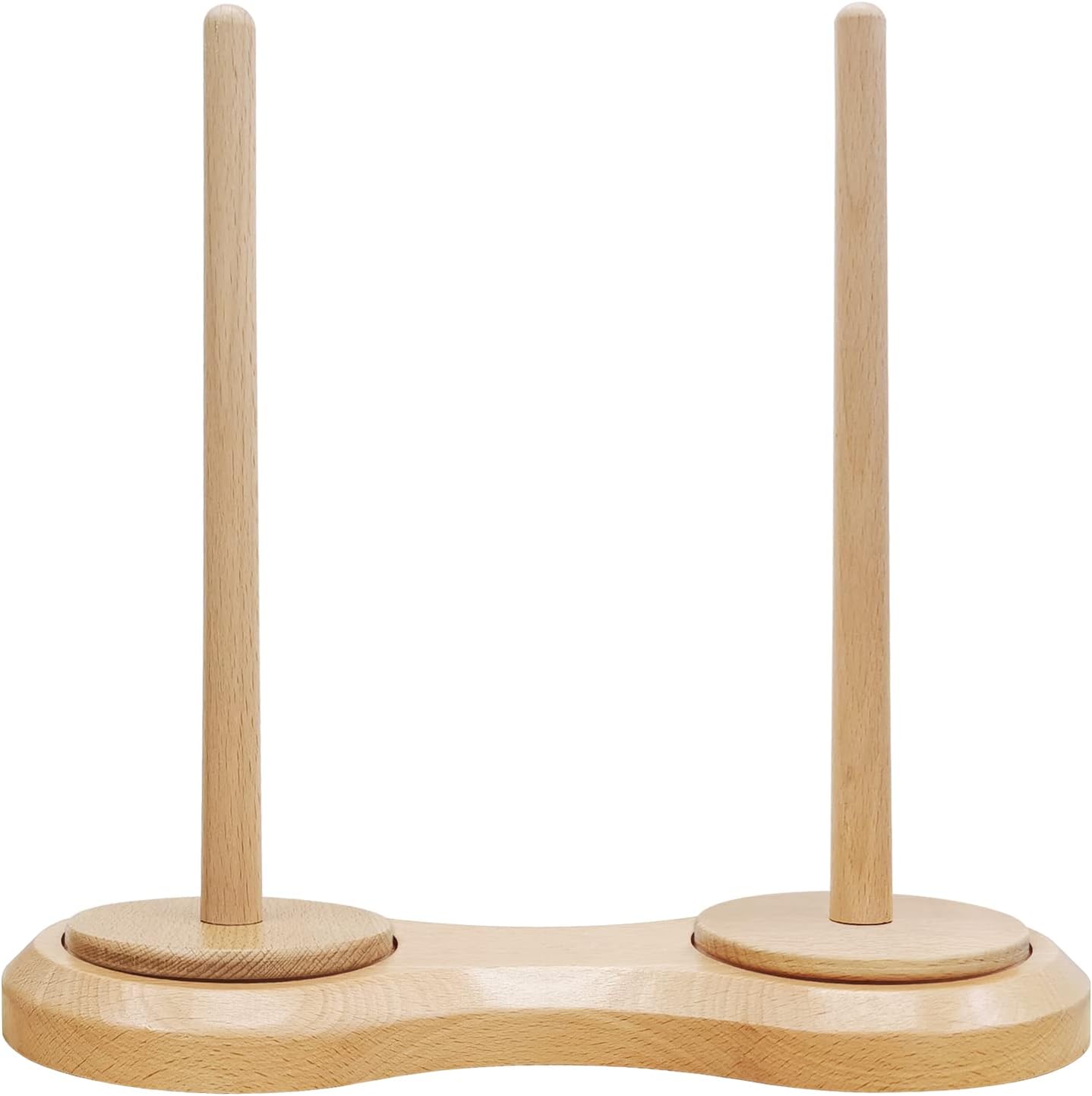 Wooden Yarn Holder Dispenser for Crocheting, Yarn Ball Holder for