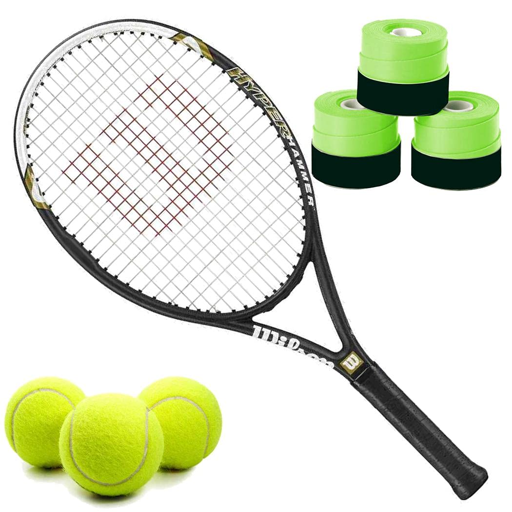 Wilson Hyper Hammer 5.3 110 Pre-Strung Recreational Tennis Racquet (4 3/8