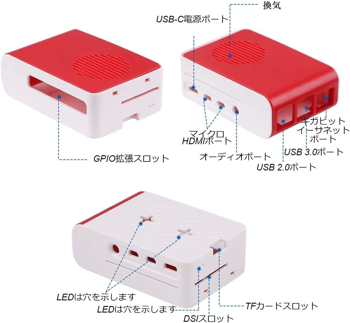 Raspberry Pi 4 Kit/ラズベリーパイ4B（4GB RAM） RASPi4-RGL Raspberry Pi 4B (ラズベリーパイ4) (4GB) スターター