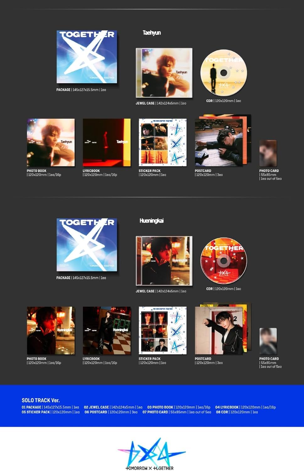 Amazon.com: TXT THE STAR CHAPTER : TOGETHER [Solo Track Ver.] 4th