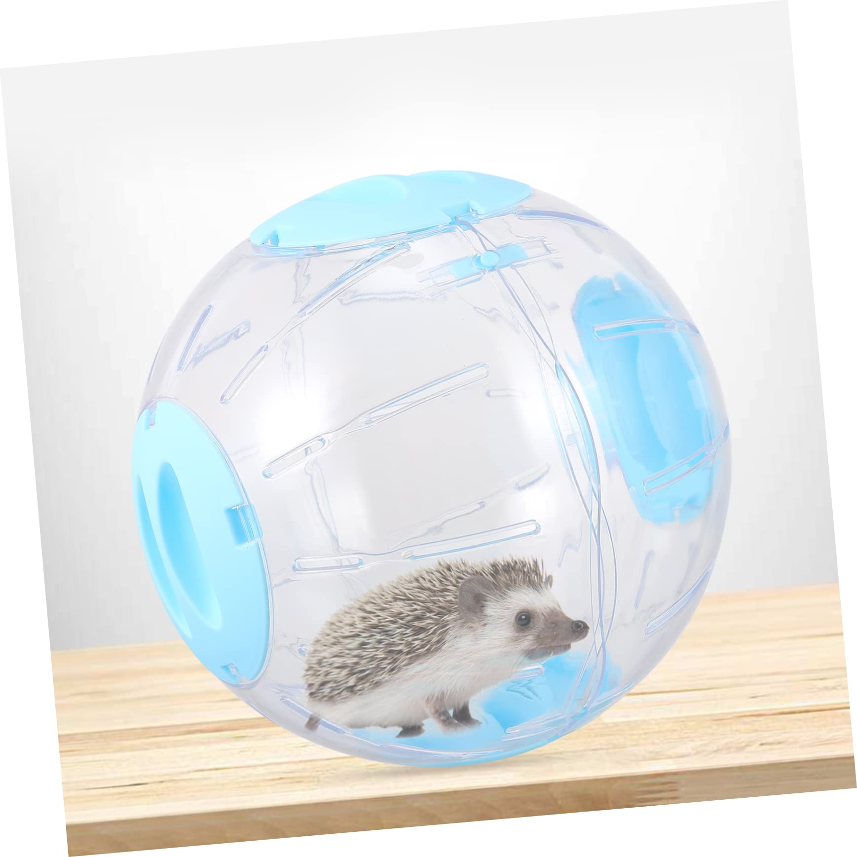 ibasenice Transparenter Hamsterlaufball zum Spielen Kleintierspielzeug aus Hochwertigem Material für Hamster Rennmäuse und Andere Kleintiere Aktivitätsspielzeug für Haustiere