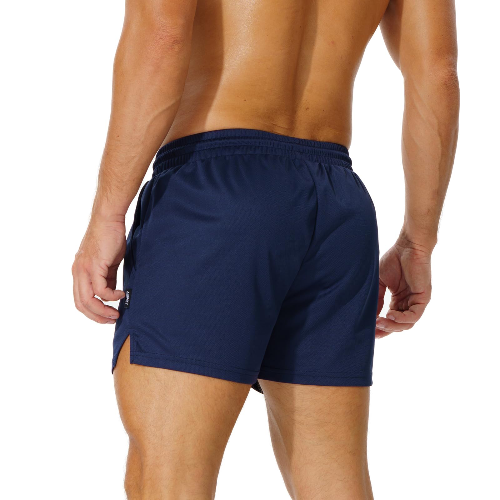 AIMPACT Short Court Homme 3inch Short de Sport Homme Respirant avec Poches de Jogging Fitness Training Tennis