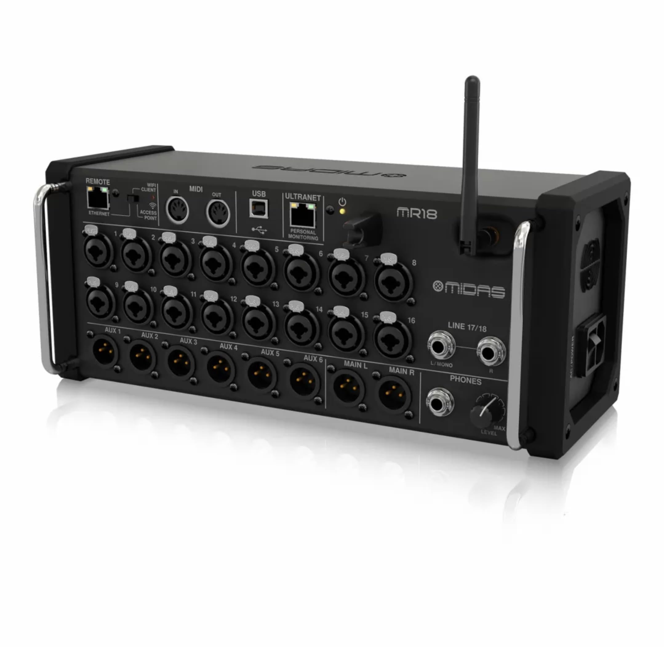 Midas MR18 デジタルミキサー 18入力 Amazon | MIDAS マイダス / MR18-18ch入力・デジタルコンソール