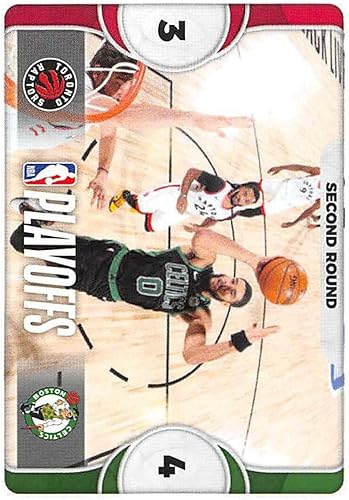 2020-21 Panini Stickers #58 Raptors vs. Celtics/NBA Playoffs Official NBA Basketball Album Sticker Measuring 2.75 inch tall X 2 inches wide in Raw