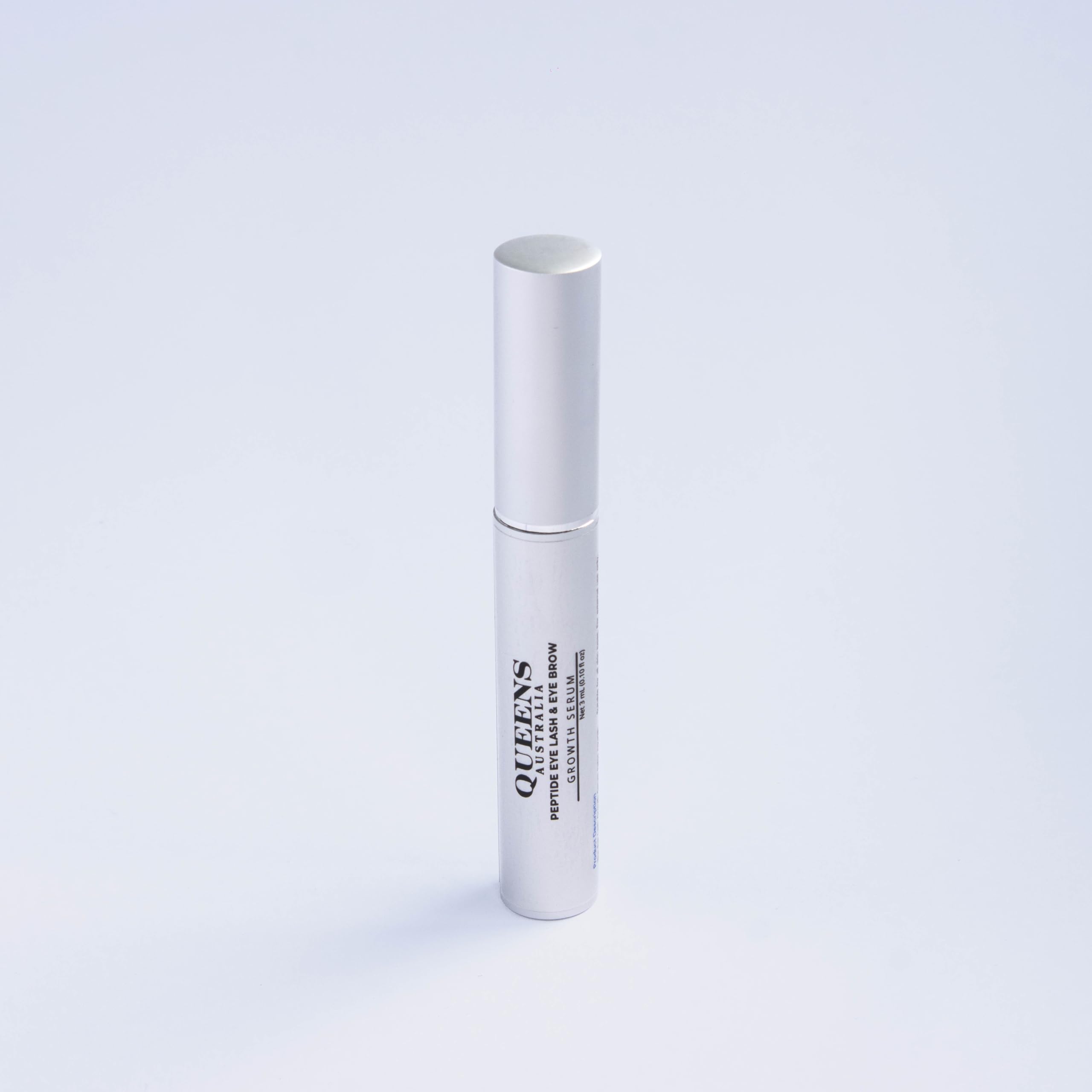 Queens Australia Peptide Eyelash and Brow Growth Serum for Eyelash Boost and Eyelashes Grow Serum 3ml