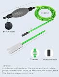 Boxtech Aquarium Changer l'eau, Kit de Nettoyage pour Gravier d'aquarium avec Siphon pour Changer l'eau et Nettoyer Le Sable - 6