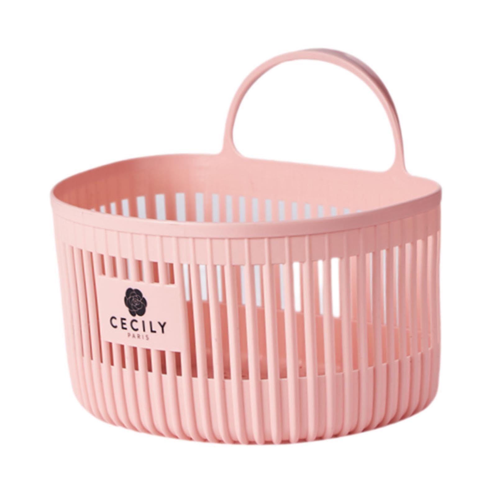 ALCXAZS Remarkable Kitchen Ginger Garlic Vegetable Organizer Basket, Pink, L